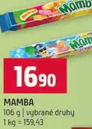 Terno MAMBA 106 g vybrané druhy nabídka