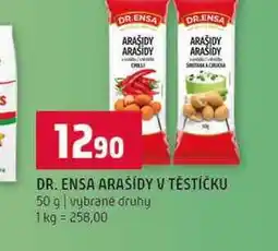 Terno DR. ENSA ARAŠÍDY V TĚSTÍČKU 50 g vybrané druhy nabídka