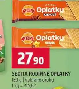 Terno SEDITA RODINNÉ OPLATKY 130 g vybrané druhy nabídka
