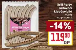 Billa Grill Party klobásy bílé nabídka