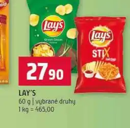 Terno LAY'S 60 g vybrané druhy nabídka