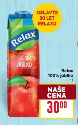 Billa Relax 100% jablko nabídka