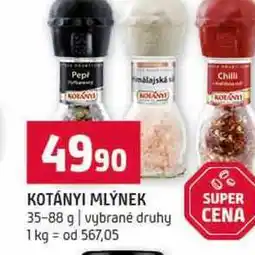 Terno KOTÁNYI MLÝNEK 35-88 g vybrané druhy nabídka