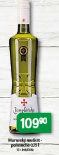 Brněnka Templářské Moravský muškát nabídka