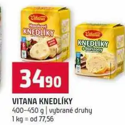 Terno VITANA KNEDLÍKY 400-450 g vybrané druhy nabídka