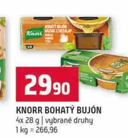 Terno KNORR BOHATÝ BUJÓN 4x 28 g vybrané druhy nabídka