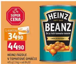 Terno HEINZ FAZOLE V TOMATOVÉ OMÁČCE nabídka