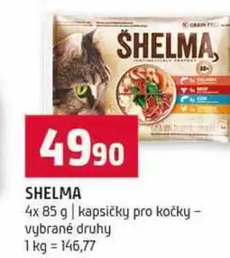 Terno SHELMA 4x 85 g kapsičky pro kočky vybrané druhy nabídka