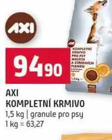 Terno AXI KOMPLETNI KRMIVO 1,5 kg granule pro psy nabídka