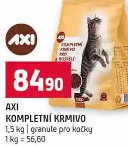 Terno AXI KOMPLETNÍ KRMIVO 1,5 kg granule pro kočky nabídka