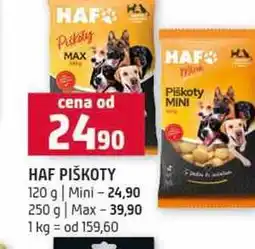 Terno HAF PIŠKOTY 120 g Mini 250 g Max nabídka