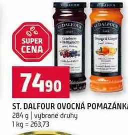 Terno ST. DALFOUR OVOCNÁ POMAZÁNK 284 g vybrané druhy nabídka