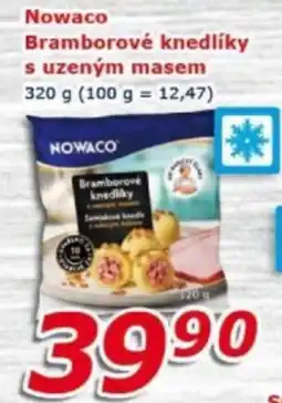 ESO MARKET Nowaco bramborové knedlíky s uzeným masem nabídka