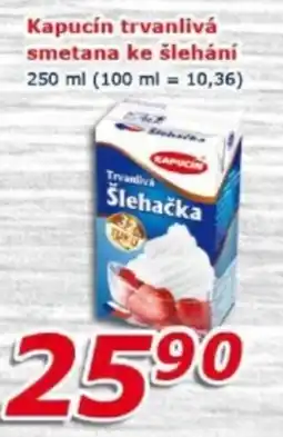 ESO MARKET Kapucín trvanlivá šlehačka nabídka