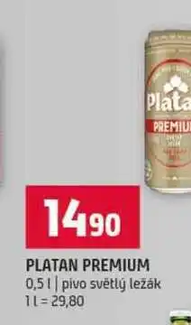 Terno PLATAN PREMIUM 0,5l pivo světlý ležák nabídka