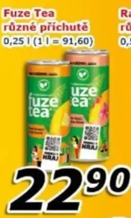 ESO MARKET Fuze Tea různé příchutě nabídka
