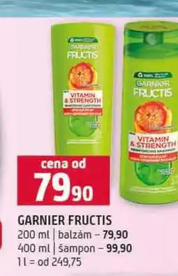 Terno GARNIER FRUCTIS 200 ml balzám 400 ml šampon nabídka
