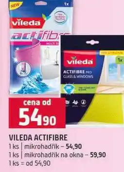 Terno VILEDA ACTIFIBRE 1 ks mikrohadřík 1 ks mikrohadřík na okna nabídka