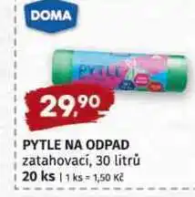 Terno PYTLE NA ODPAD zatahovací, 30 litrů 20 ks nabídka