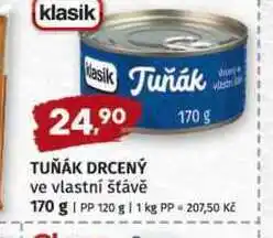 Terno TUŇÁK DRCENÝ ve vlastní šťávě nabídka