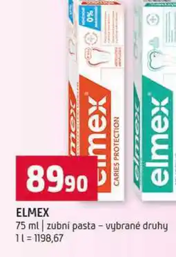 Terno ELMEX 75 ml zubní pasta vybrané druhy nabídka