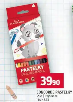 Terno CONCORDE PASTELKY 12 ks trojhranné nabídka