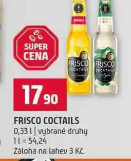 Terno FRISCO COCTAILS 0,33l vybrané druhy nabídka