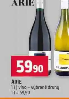 Terno ÁRIE 1l vino vybrané druhy nabídka