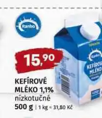 Terno KEFÍROVÉ MLÉKO 1,1% nízkotučné nabídka