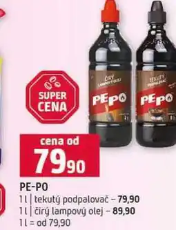 Terno PE-PO 1l tekutý podpalovač 1l čirý lampový olej nabídka