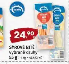 Terno SÝROVÉ NITĚ vybrané druhy nabídka