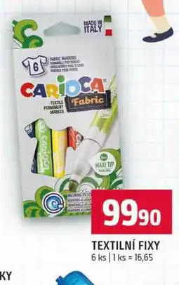 Terno TEXTILNÍ FIXY 6 ks nabídka