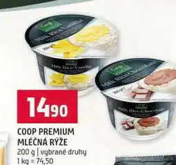 Terno COOP PREMIUM MLÉČNÁ RÝŽE 200 g vybrané druhy nabídka