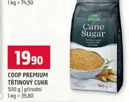 Terno COOP PREMIUM TŘTINOVÝ CUKR 500 g přírodní nabídka