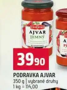 Terno PODRAVKA AJVAR 350 g vybrané druhy nabídka