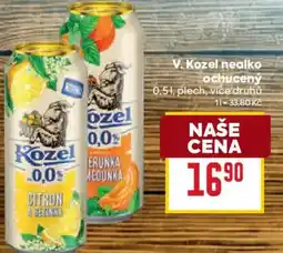 Billa V. Kozel nealko ochucený nabídka