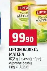Terno LIPTON BARISTA MATCHA 67,2 g ovesný nápoj vybrané druhy nabídka