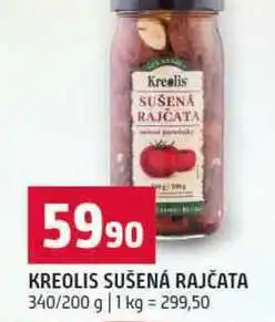Terno KREOLIS SUŠENÁ RAJČATA 340/200 g nabídka