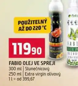 Terno FABIO OLEJ VE SPREJI 300 ml Slunečnicový 250 ml Extra virgin olivový nabídka