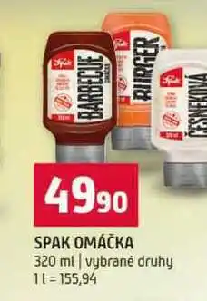 Terno SPAK OMÁČKA 320 ml vybrané druhy nabídka