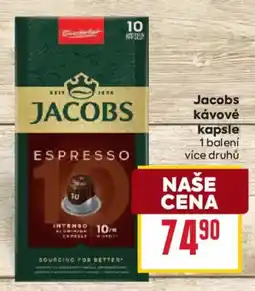 Billa Jacobs kávové kapsle nabídka