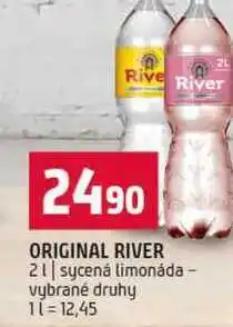 Terno ORIGINAL RIVER 2l sycená limonáda vybrané druhy nabídka