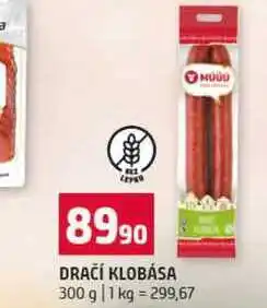 Terno DRAČÍ KLOBÁSA nabídka