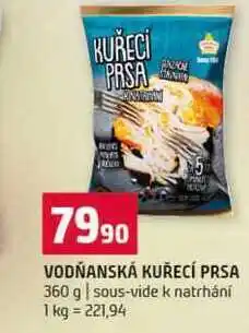Terno VODŇANSKÁ KUŘECÍ PRSA 360 g sous-vide k natrhání nabídka