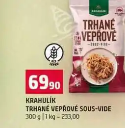 Terno KRAHULIK TRHANÉ VEPŘOVÉ SOUS-VIDE nabídka