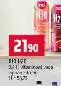 Terno RIO H20 0,4l vitamínová voda vybrané druhy nabídka