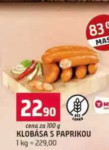 Terno KLOBÁSA S PAPRIKOU nabídka