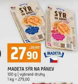 Terno MADETA SÝR NA PÁNEV 100 g vybrané druhy nabídka