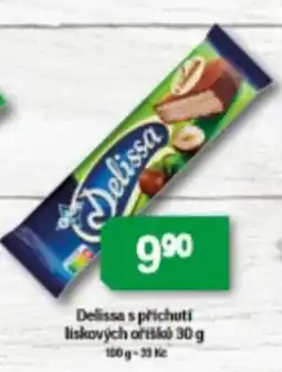 Brněnka Delissa s příchutí lískových oříšků nabídka