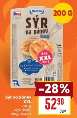 Billa Madeta sýr na pánev klasik nabídka